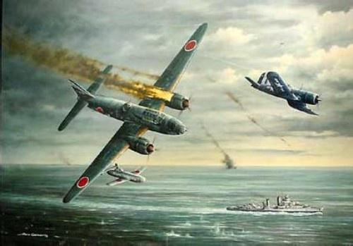 二战中一架日本零式战机迫降荒岛被美军缴获 该战机神话随即破灭