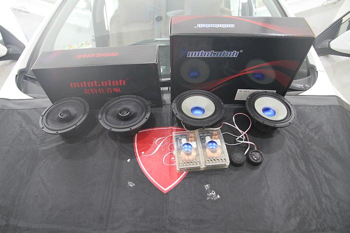 现代朗动汽车音响改装德国麦特仕M-SQX2两分频套装喇叭