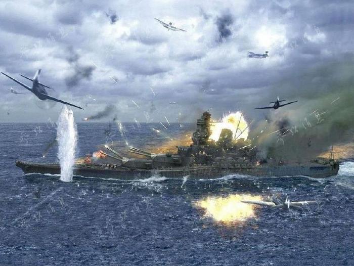二战日本超级战舰，称无船能击沉，美军：不用船！派出290架飞