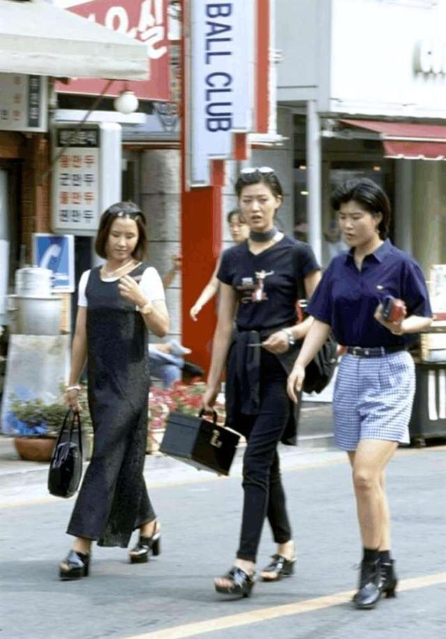 90年代韩国老照片彰显那个时代的美