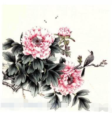 中国工笔牡丹画法设色步骤图解,李晓明工笔牡丹技法解析!