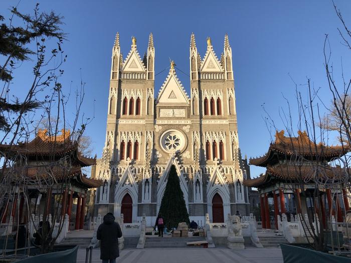 游览 北京市 西城区 西什库教堂 北京四大教堂之北堂