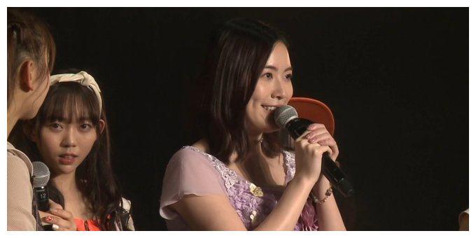 松井珠理奈刚刚在公演上发表了毕业宣言