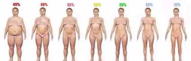 ​女生“体脂”对照表，120斤的女生是标准体重！你是哪种身材？