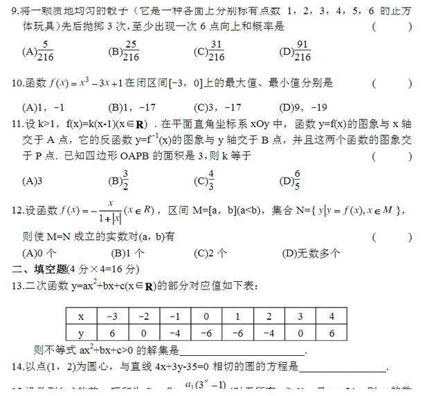 都说高考数学葛军卷难，大家来看一下是否真的难