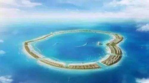 南海“吹沙填海工程”现状：美济礁已成“美济岛”，太美了！
