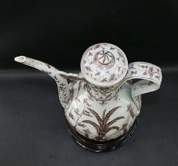 国际收藏｜明早期釉里红执壶（藏友藏品）