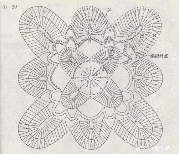 钩针编织花样图解大全-钩针花样