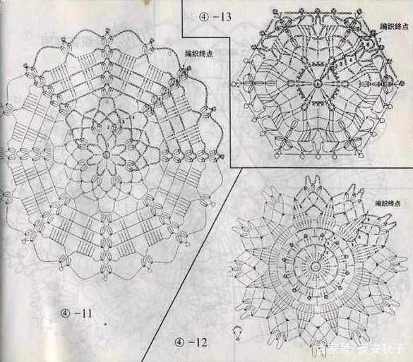 钩针编织花样图解大全-钩针花样