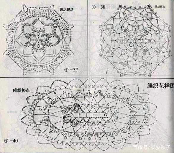 钩针编织花样图解大全-钩针花样