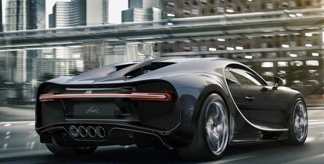 布加迪·凯龙（Bugatti Chiron）与黑像素特别版一起走向黑暗