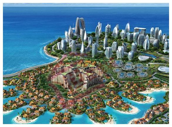 中国耗资1600亿人民币建造人工岛屿，将比迪拜人工岛还壮观