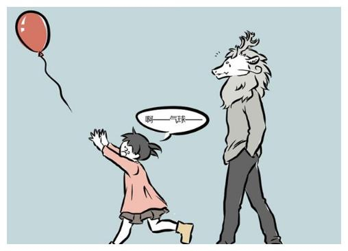 神话漫画：龙王三太子敖烈，帮小女孩抓气球，不小心现原形！