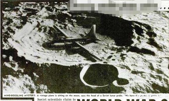 据说1987年苏联登月在月球上发现一架美军飞机这到底是不是真的？