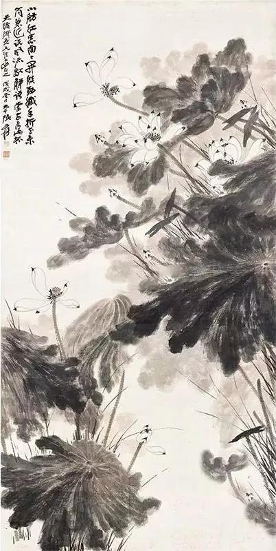 张大千画荷：抽筋去骨，只剩魂