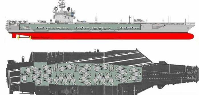 如果做成双层甲板的航空母舰，会不会实用？