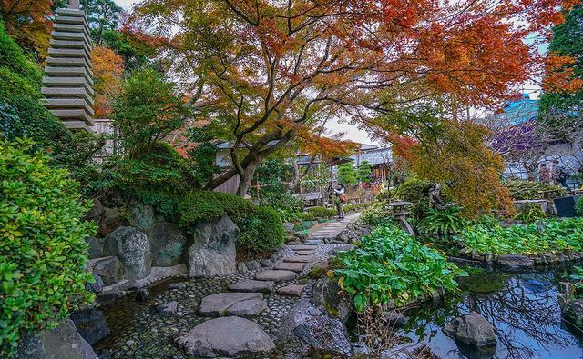 日本镰仓长谷寺庭院，到底藏有几座良缘地藏石像，你全都找到了么