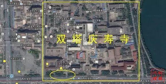佛教老照片：长安街上消失了的北京双塔