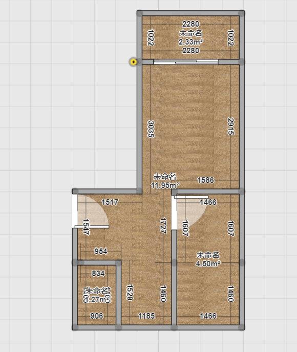 南京文思新村的二手房，建筑面积是54.4，套内的面积只有48平