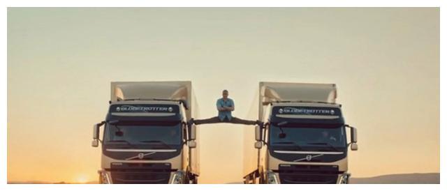用生命拍广告的总裁又来了，沃尔沃最新卡车广告，四车叠罗汉