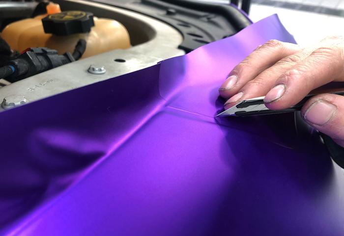 我们的凯迪拉克CT6彩虹车队就剩你一个了 最后的改色陶瓷紫