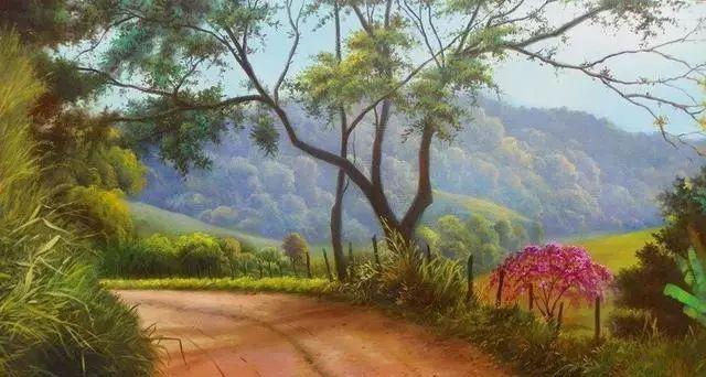 多彩风景，巴西画家乔治·麦吉尔作品欣赏