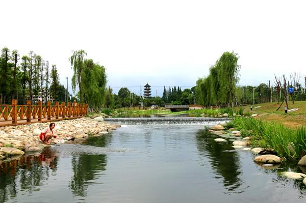 建管护综合施治 什邡市灰山变青山渣场成景点