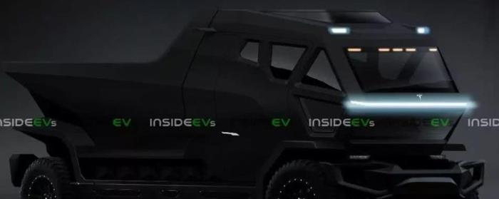 既Semi之后，特斯拉另一款未来卡车渲染图曝光