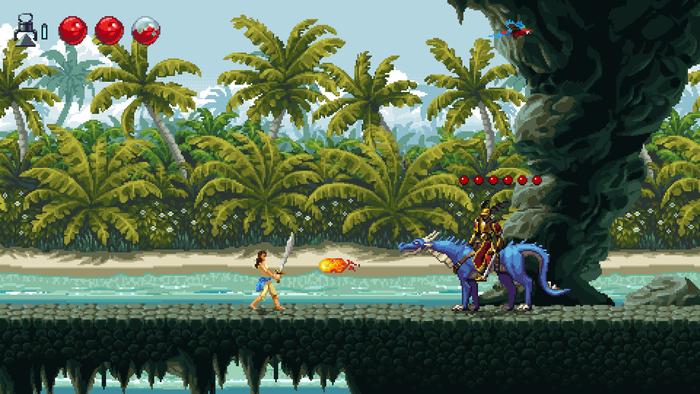 在这款2D横版动作游戏中，你将扮演农家少女对抗可怕怪兽