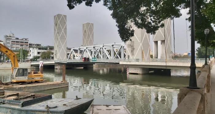 发现广州番禺一座漂亮的桥，广州光明大桥，位于市桥水道