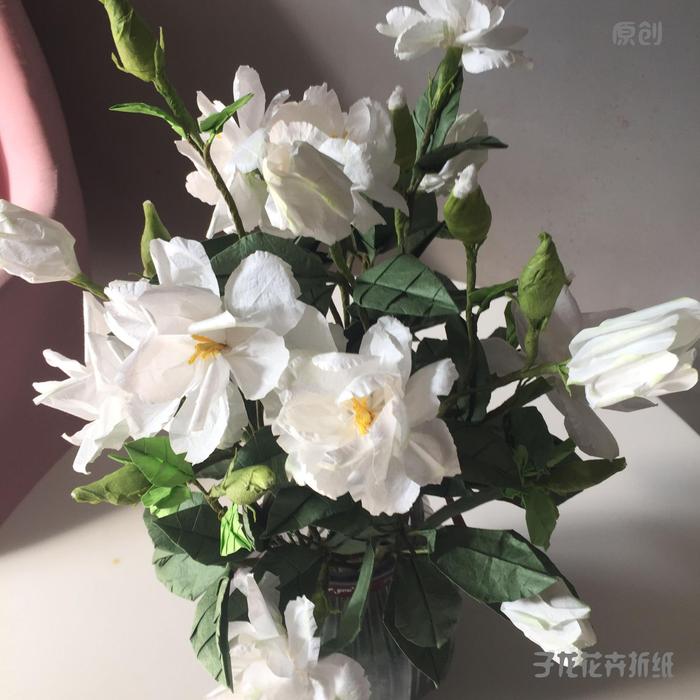 原创 栀子花折纸