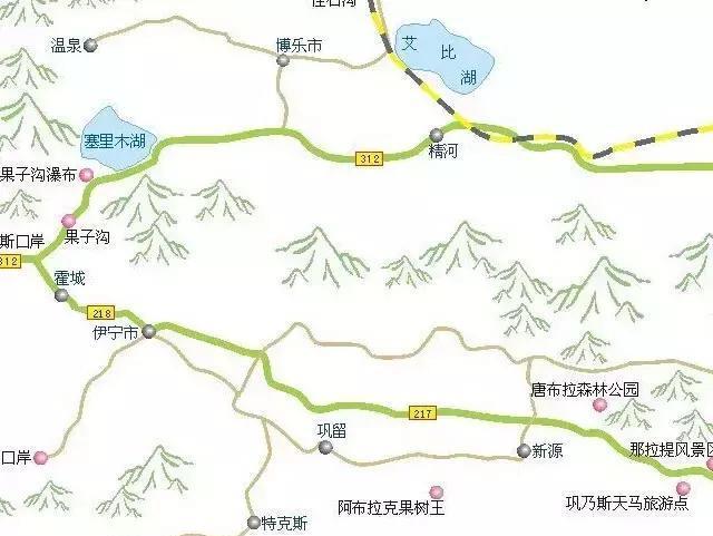 新疆旅游全景图 ▏去新疆旅行，没有详细的地图怎么能行