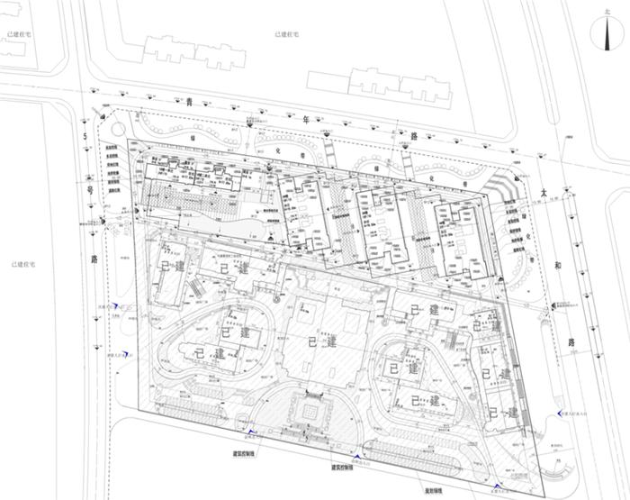 总建面535419.71㎡ 兰州保利·领秀山一区C二期总平面图公示