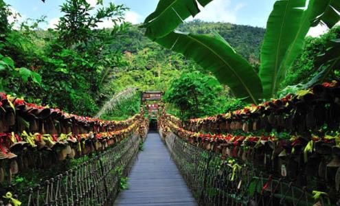 乌克兰美女旅行呀诺达，感受热带雨林风情，自称有一点令她尴尬