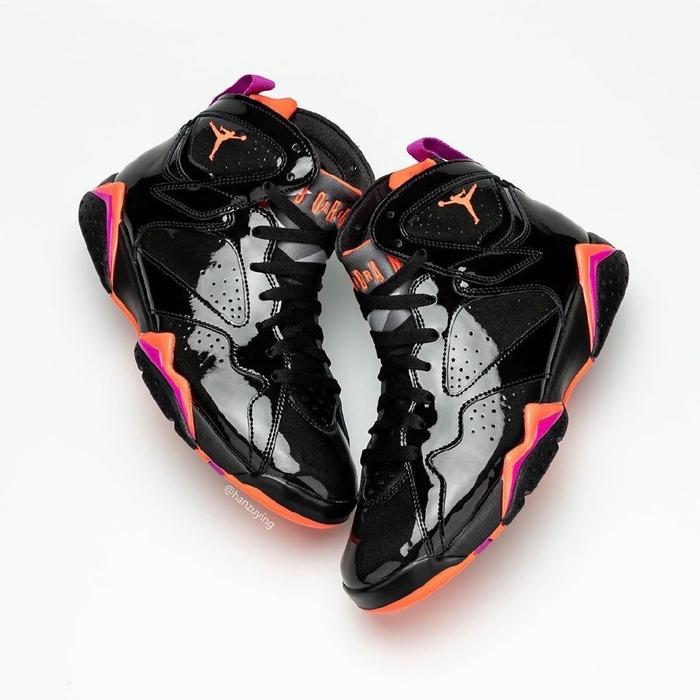 七代大漆皮，Air Jordan 7「Black Patent Leather」实物曝光！