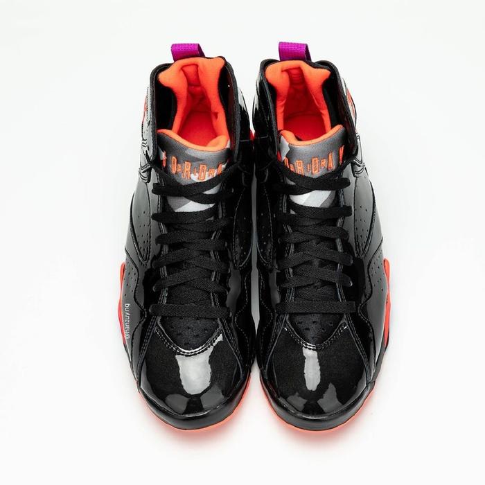 七代大漆皮，Air Jordan 7「Black Patent Leather」实物曝光！