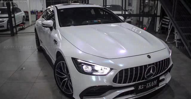 一白遮百丑！奔驰AMG GT50这下可真好看了