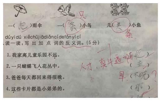 语文90分，小学生奇葩作文疯传！老师：心拔凉拔凉的，咋胡说呢