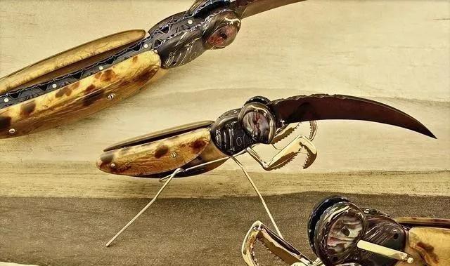 因虫子而闻名世界的刀匠, 他的刀做得跟标本一样