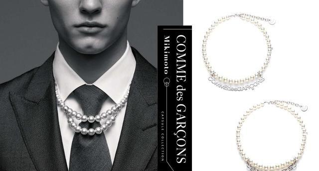 COMME des GARCONS 携手珠宝品牌Mikimoto 推出胶囊系列