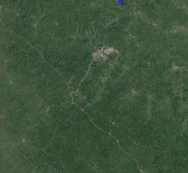 卫星图看四川安岳县，很有特色的丘陵人口大县