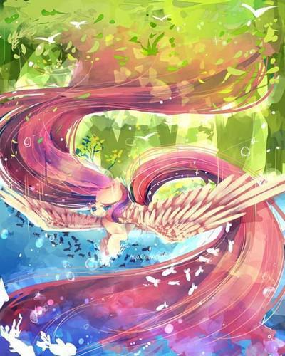 小马宝莉图片之柔柔美丽头像，绘画动画图，片表情图收藏004