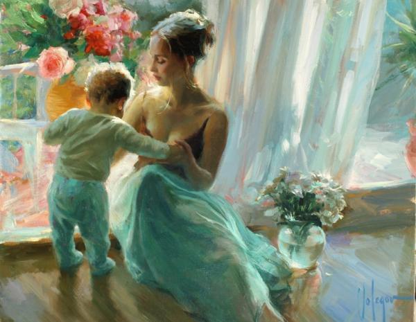 俄罗斯油画家Vladimir Volegov 人物油画欣赏