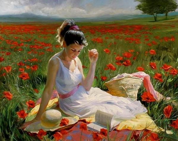 俄罗斯油画家Vladimir Volegov 人物油画欣赏