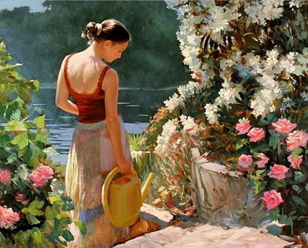 俄罗斯油画家Vladimir Volegov 人物油画欣赏