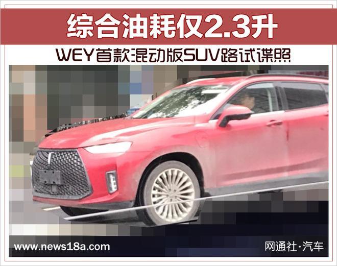 WEY首款混动版SUV路试谍照 综合油耗仅2.3升