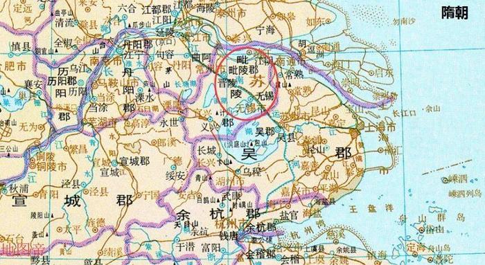 地图上看江苏无锡，为何分成对称的两块？