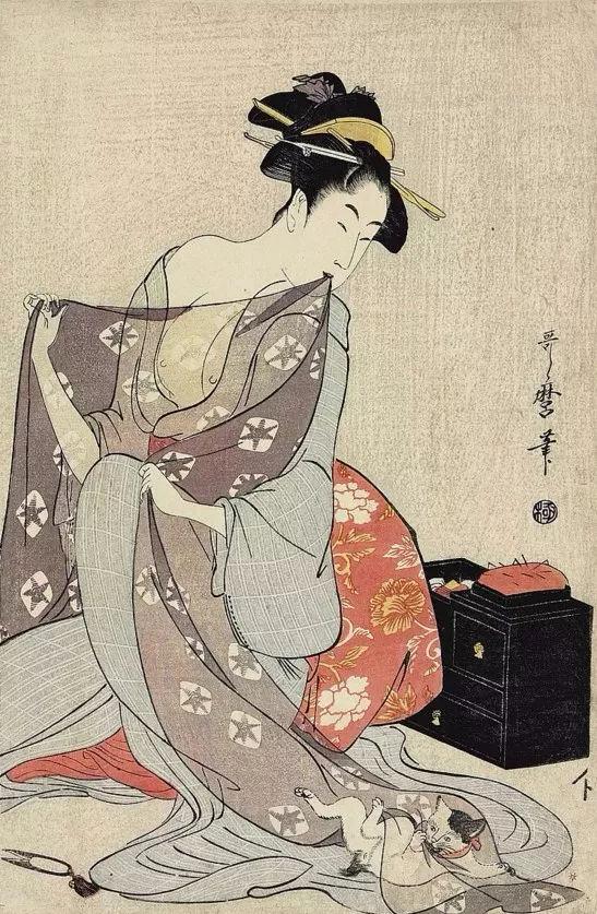 浮世绘三杰：喜多川歌麿与他的美人画