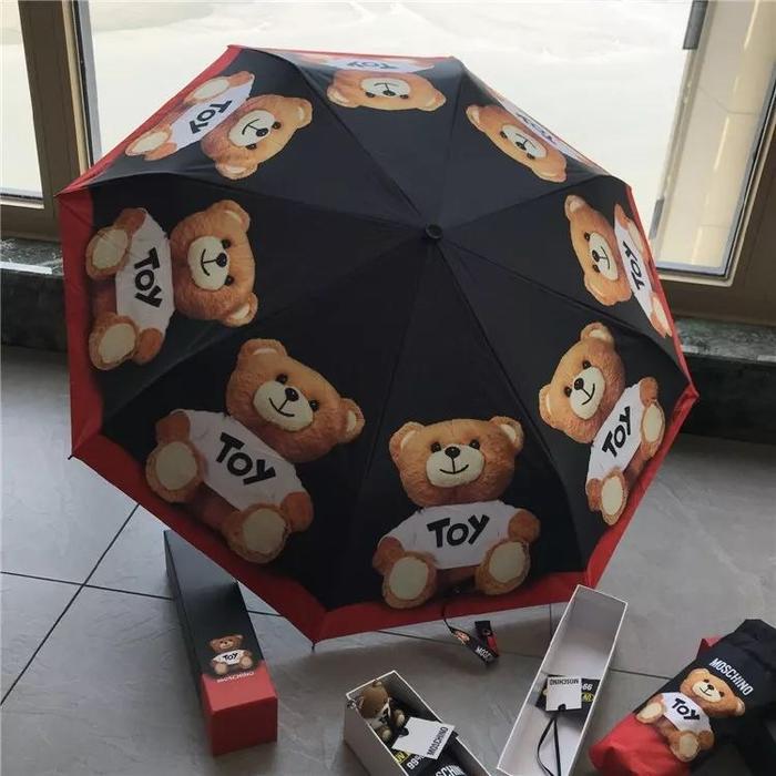 MOSCHINO莫斯奇诺小熊晴雨伞遮阳伞太阳伞才是我最