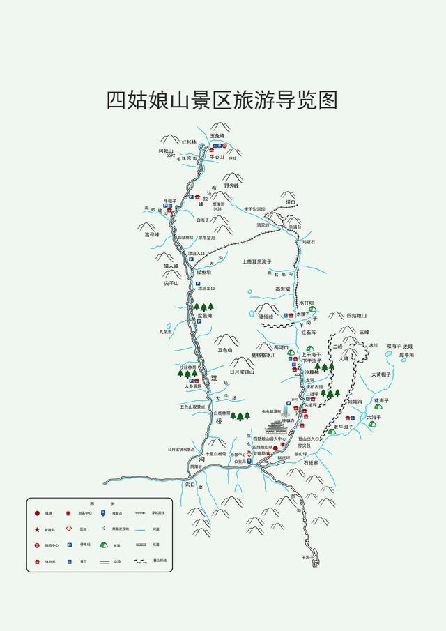 最全的四川旅游地图精简版：23张高清大图，放在手机里太方便了